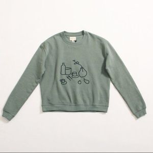 Paloma Wool Green Hotel Sweatshirt